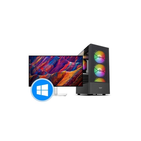 (포유컴퓨터)FORYOUCOM 14400F_GTX 1660 Super 윈도우 + 모니터 포함 조립PC 컴퓨터 데스크탑 